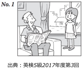 英検５級　五級　リスニング　対策　コツ