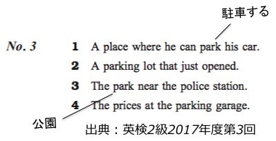 英検２級　二級　リスニング　対策　コツ