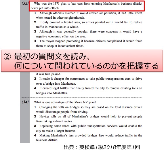 英検準1級 準一級 リーディング 長文 対策 コツ