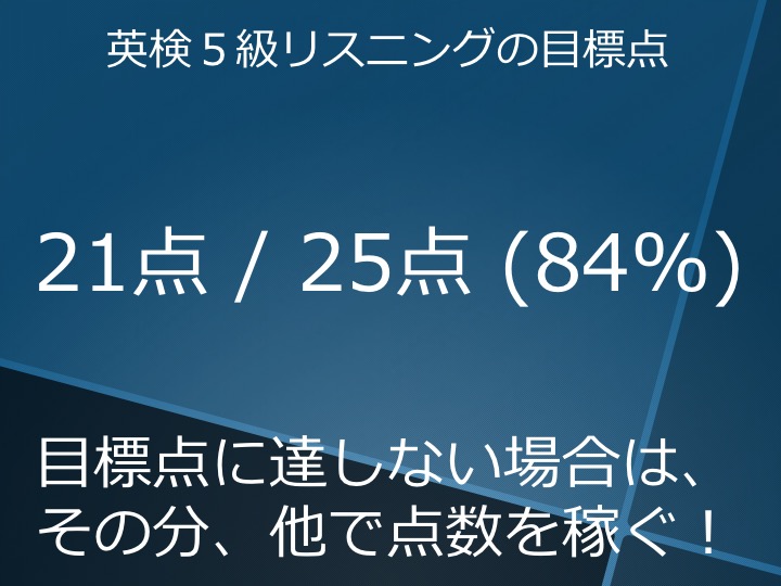 英検5級 五級 リスニング 対策 コツ
